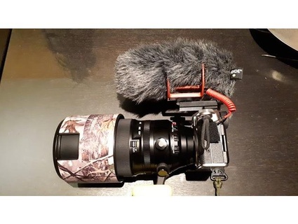 cámara adaptador montó videomic fbonte 3d print model - Mito3D