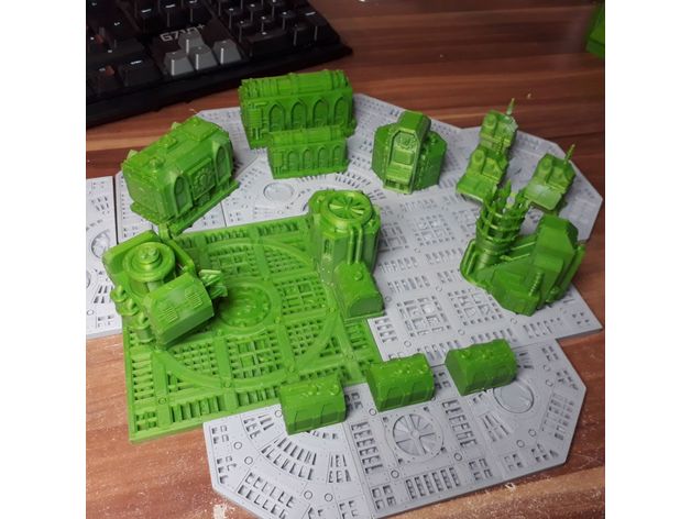 scifi Maschinen siebenvereint 3D print model - Mito3D