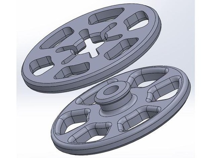 snap fastener sew - druckknopf zum festn hen 18mm deryoshi 3d print model - Mito3D