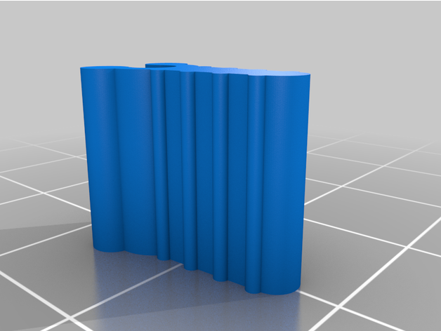 garden row cover fabric clip rharding13 3D print model - Mito3D