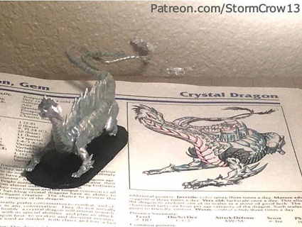 2nd ed ad&d crystal dragon stormcrow13 3d print model - Mito3D