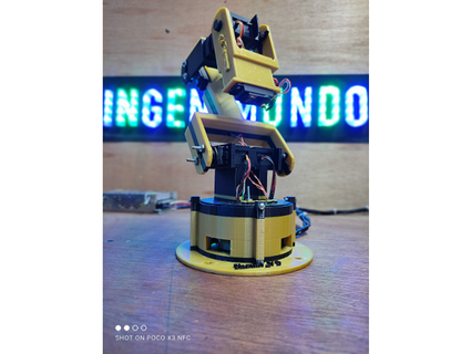robot brazo shoubi v3 mundo genio 3d print model - Mito3D
