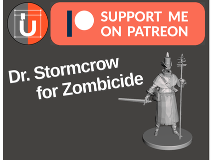 zombicide fantasy dr stormcrow proxy udos3dworld 3d print model - Mito3D
