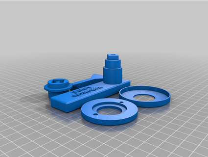 temporary removable handle kanejs 3d print model - Mito3D