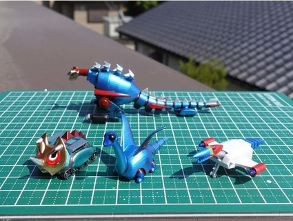 dinosauro robot dendeba 3d print model - Mito3D