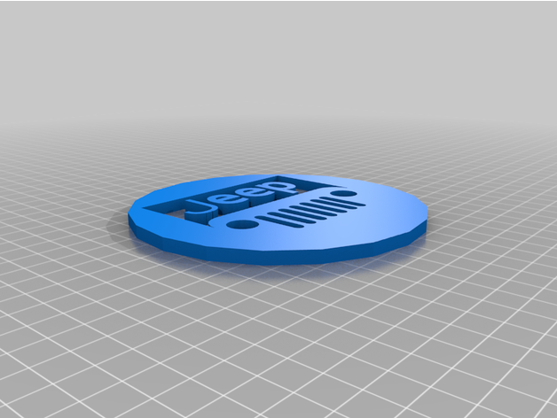 jeep logo logoguy 3D print model - Mito3D