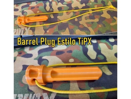 barril enchufe 68 tipx estilo mauhil 3d print model - Mito3D