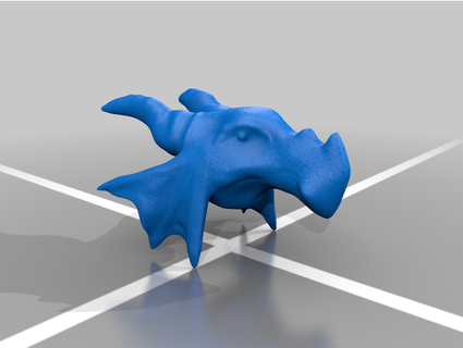 dragon head oddsockzx 3d print model - Mito3D