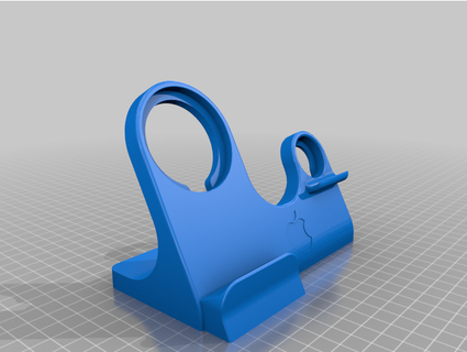 magsafe iphone 12 + watch stand zwoop 3d print model - Mito3D
