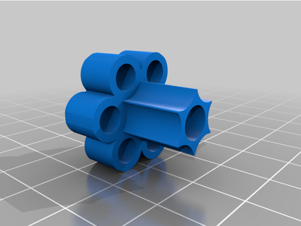 Lego rueda adaptador servos canasta armonía 3d print model - Mito3D