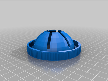 paramétrico giro aguacate germinador frascos edauxis 3d print model - Mito3D