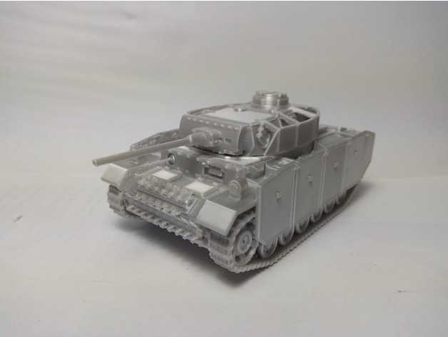 einfach drucken pz iii ausf teccar 3D print model - Mito3D