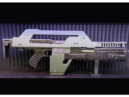 alienígenas pulso rifle m41a movimento partes espingarda atualizar props3dpro 3d print model - Mito3D