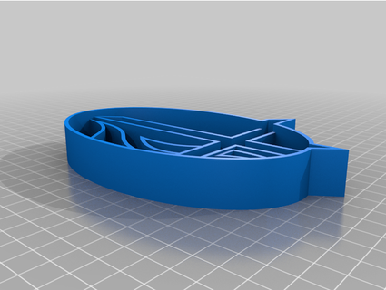 bridget watson's cross cookie cutter kinmajor2021 3d print model - Mito3D