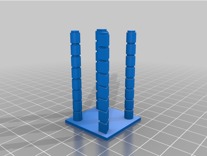 retração torre redor superfícies jifra2 3d print model - Mito3D