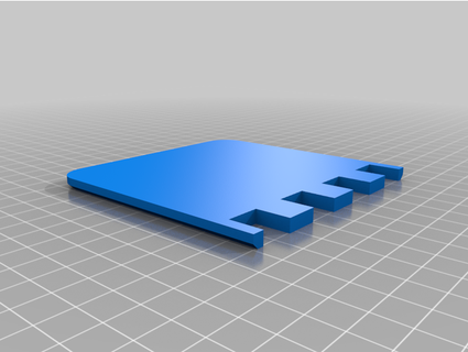 tile adhesive spreader 1 2 x 13mm ryansusername00 3d print model - Mito3D