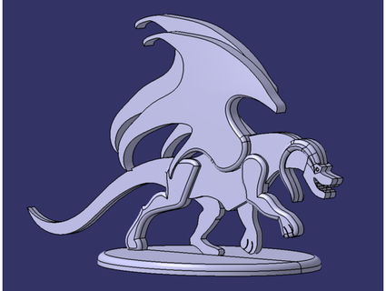 dragon mini dylanmandelbaum 3d print model - Mito3D
