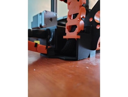 drag chain bottom connector remix - support print ender 3 v2 penitenthollow 3d print model - Mito3D