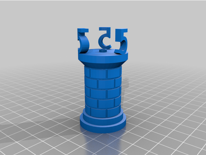 numbered castle minis dylanmandelbaum 3d print model - Mito3D