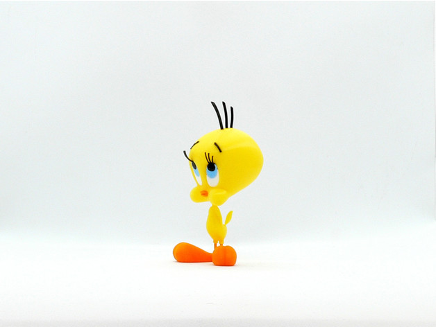 tweety reddadsteve 3D print model - Mito3D