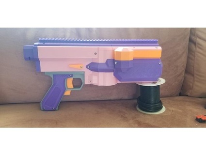 paragon v1 nerf vortice volano blaster buffdaddynerf 3d print model - Mito3D