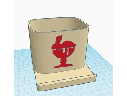 monty python cell stand cup holder rkxone 3d print model - Mito3D
