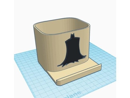 Batman Zelle Stand Tasse Halter Unterstützung rkxone 3d print model - Mito3D