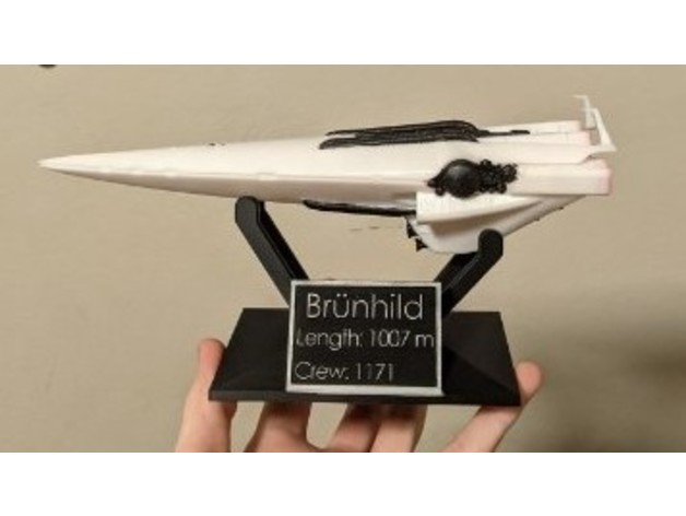 brunhild display stand jbro34 3D print model - Mito3D