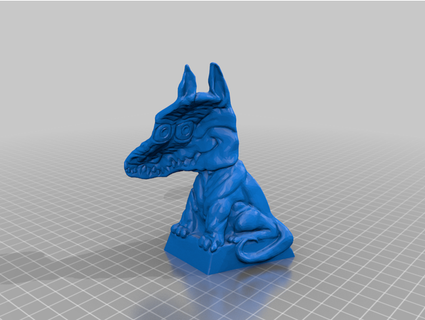 hohl Gesicht Drachen Fix Gefahr 3d print model - Mito3D