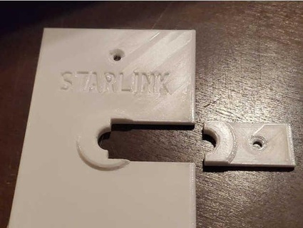 starlink internet wall cover plates aviatorbjponthingiverse 3d print model - Mito3D