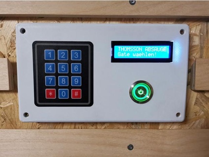 keypad iic i2c 1602 dispaly cover thomsson 3d print model - Mito3D