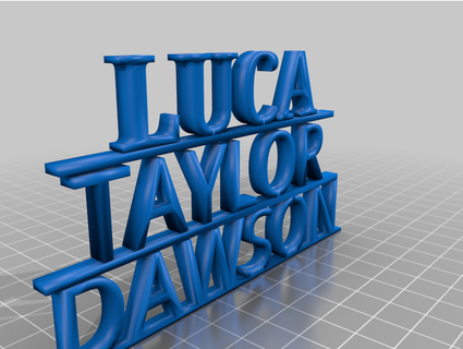 Dawson Davi Brunswick 3d print model - Mito3D