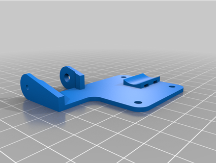 ender 3 cable chain extruder mount msergw  3d print model - Mito3D