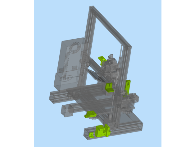 chain link holder germandai 3D print model - Mito3D