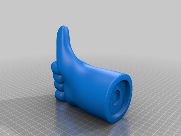 cartoon hand like - 3 parts pauloblank 3D print model - Mito3D