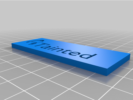 yüzük harfleri izci acı verici 3d print model - Mito3D