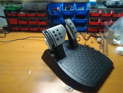 metalik pedal pedler adaptör itici güç ja 1234 3d print model - Mito3D