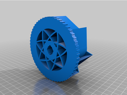 scoop wheel scottimus 3d print model - Mito3D