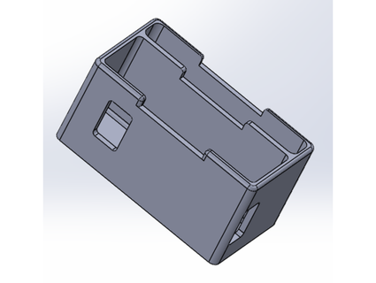 soporte batteria ricaricabile 9v parà ESCORNABOT opcion3d 3d print model - Mito3D