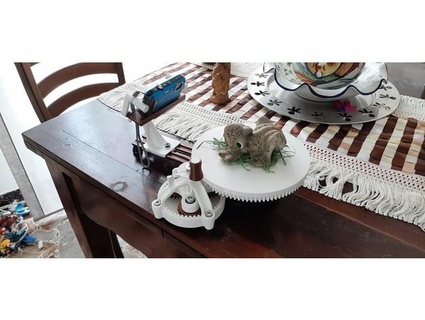 mesa giratorio fotogrametría placa giratoria cuarto malla mbellucci 3d print model - Mito3D