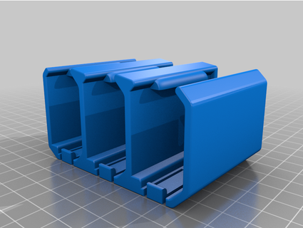 sony np-fz100 battery holder 3pack frietjemac 3d print model - Mito3D