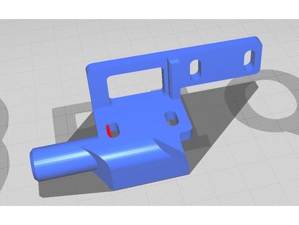 biqu b1 - break module stand filament guide vilacajr 3d print model - Mito3D