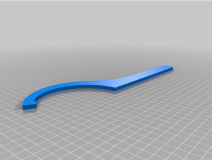 chiave settore 120mm sector wrench ingcarlofusco 3d print model - Mito3D
