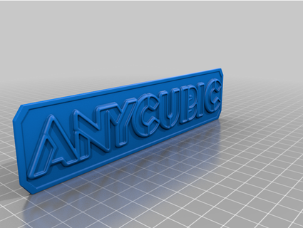 anycubic logo onzebravodesign 3d print model - Mito3D