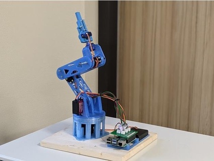 5 asse robot braccio progettista 3d print model - Mito3D