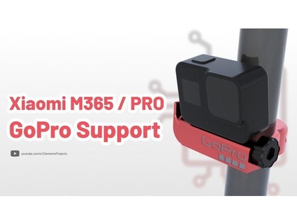 gopro support - xiaomi m365 pro essential classic technoo10201 3d print model - Mito3D
