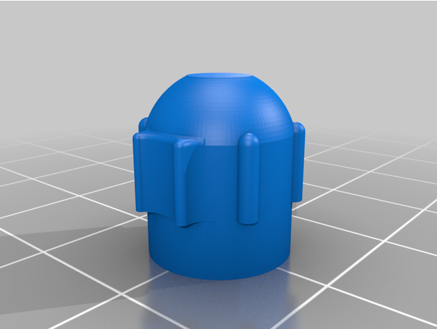 kenwood radio volume knob mitchbac 3D print model - Mito3D