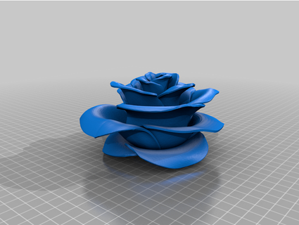 Rose noble 3d print model - Mito3D