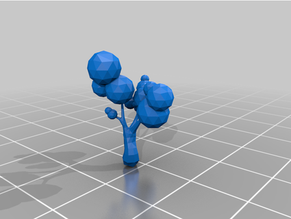 low poly tree a1stl thebigtricky  3d print model - Mito3D