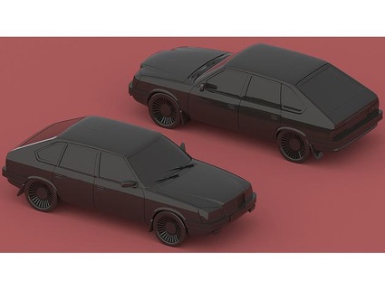 москвич qualidade hatchback real mãe carinhosa 3d print model - Mito3D